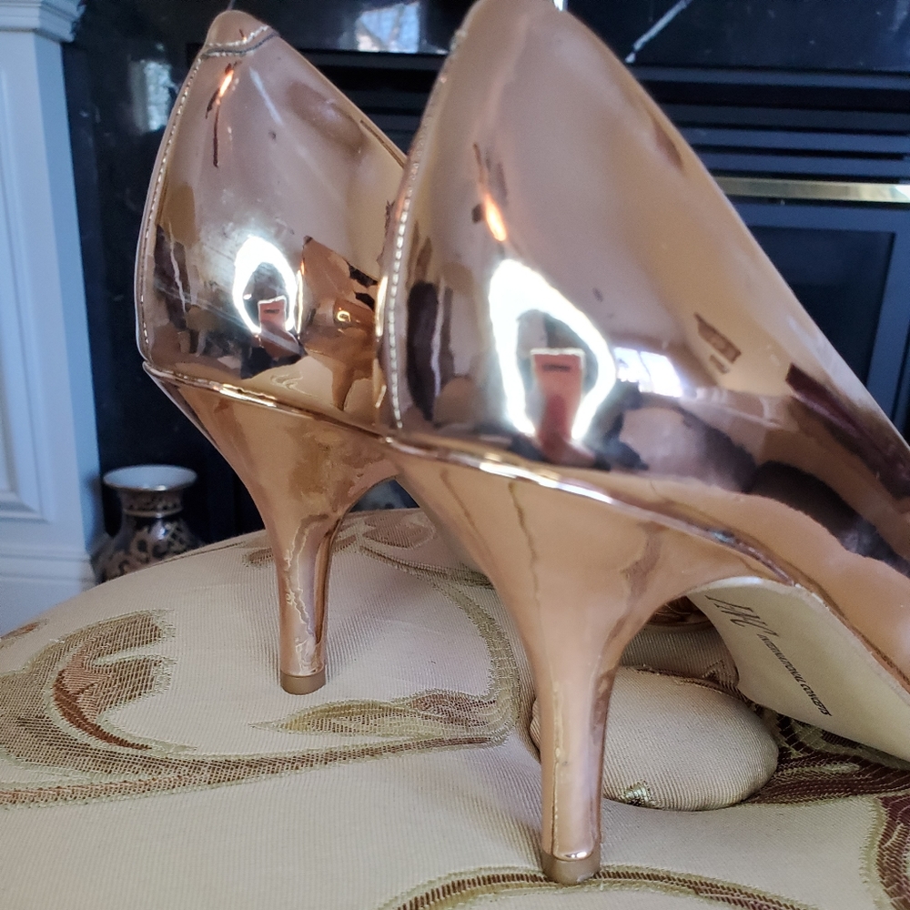 INC INTERNATIONAL CONCEPTS Rose Gold Heels - Picture 5 of 6